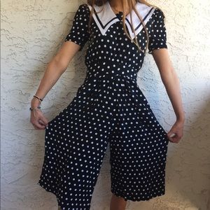 🎹Vintage Polkadot Jumpsuit🎹